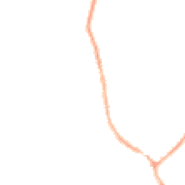 Night-time road noise heatmap for BB18 5LT