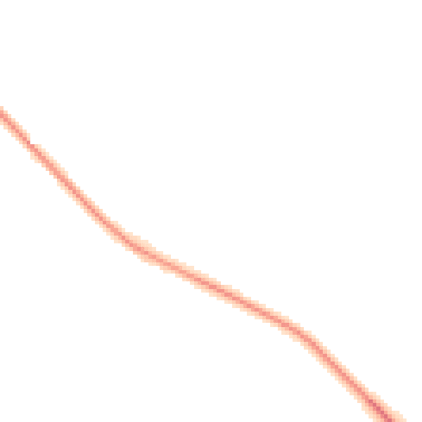 Night-time road noise heatmap for BB18 5TN