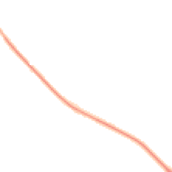 Night-time road noise heatmap for BB18 5TZ