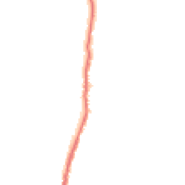 Night-time road noise heatmap for BB18 6PZ