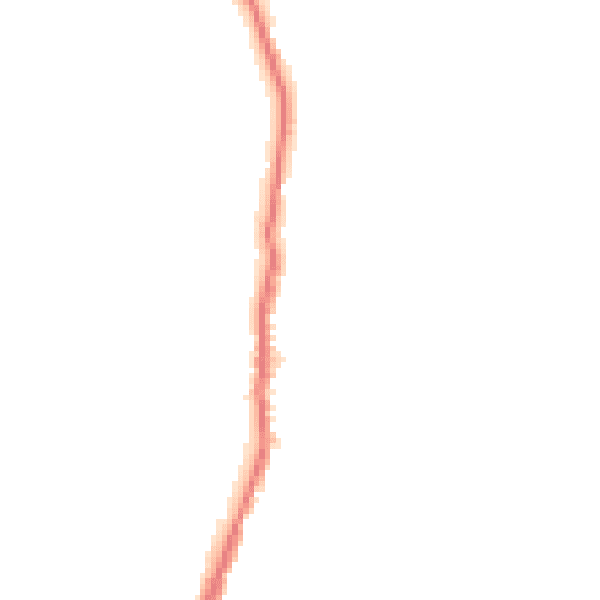 Night-time road noise heatmap for BB18 6QD