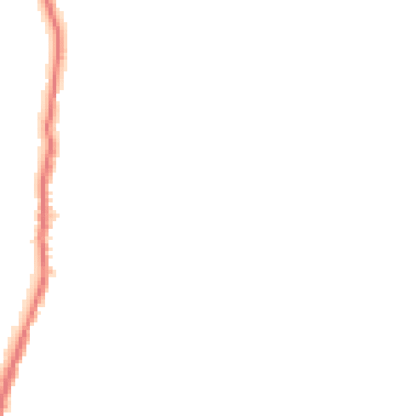 Night-time road noise heatmap for BB18 6QZ