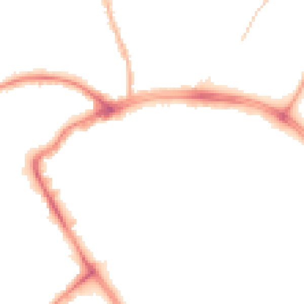 Night-time road noise heatmap for BB2 1AG