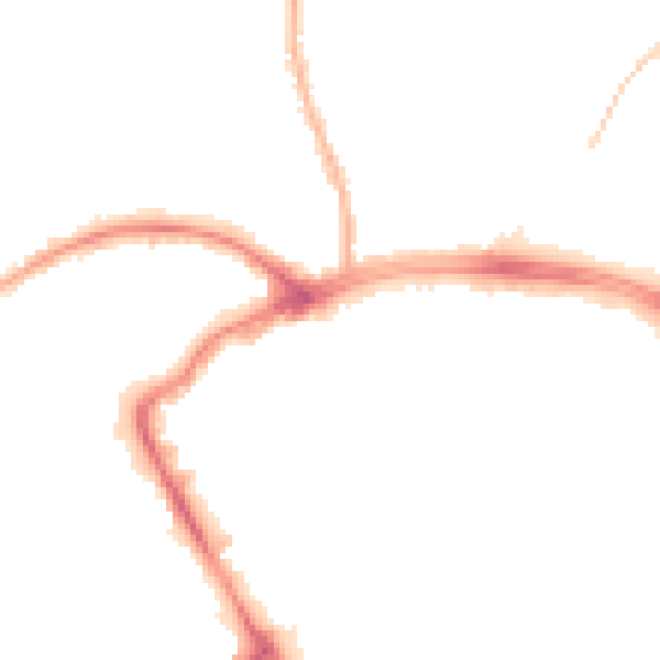 Night-time road noise heatmap for BB2 1AR
