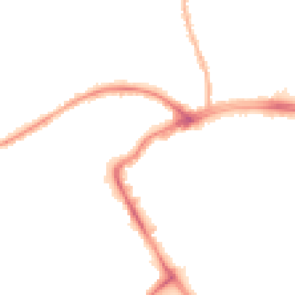 Night-time road noise heatmap for BB2 1DN