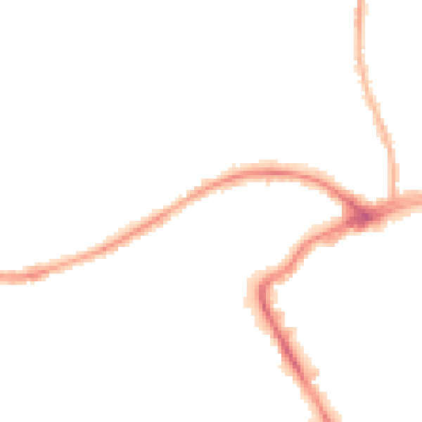 Night-time road noise heatmap for BB2 1ED