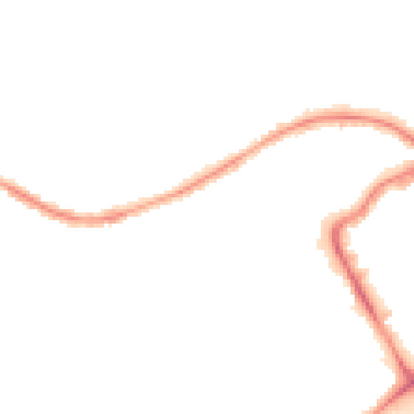 Night-time road noise heatmap for BB2 1HH