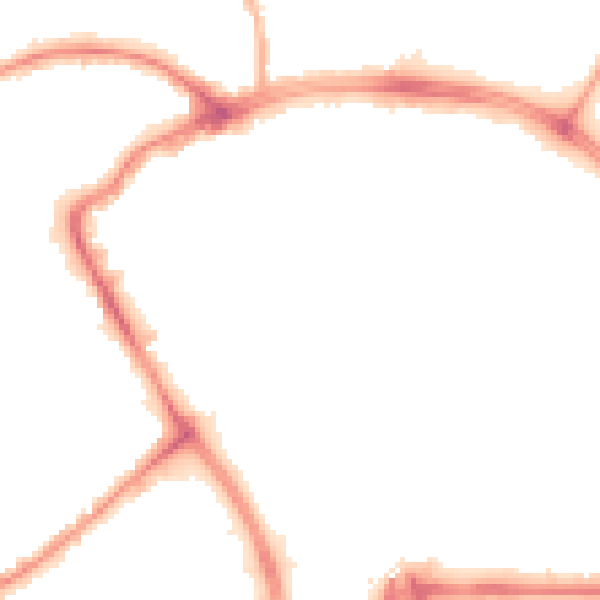 Night-time road noise heatmap for BB2 1JX