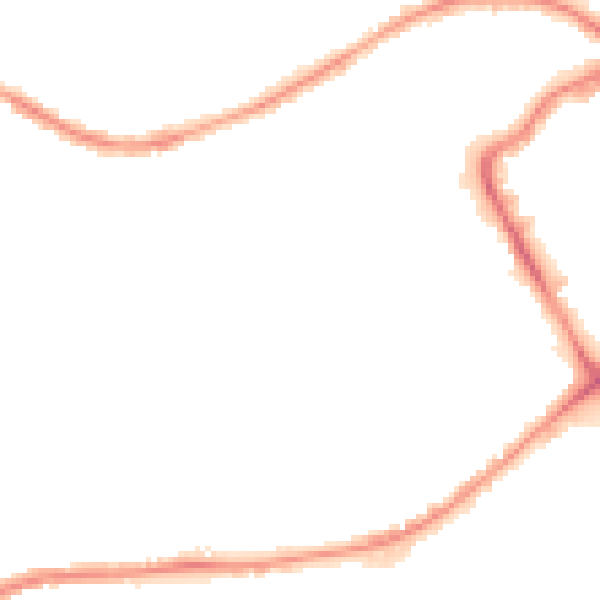 Night-time road noise heatmap for BB2 1QW