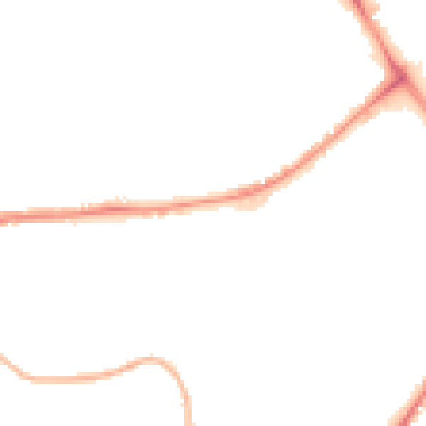 Night-time road noise heatmap for BB2 1XH