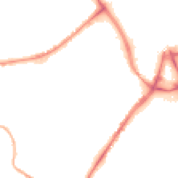 Night-time road noise heatmap for BB2 2ND