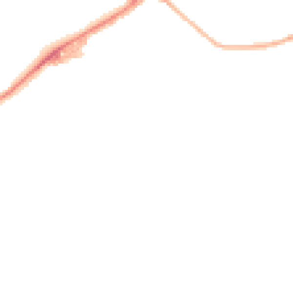 Night-time road noise heatmap for BB2 2QJ