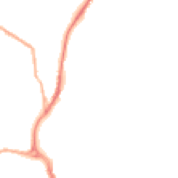 Night-time road noise heatmap for BB2 3LZ