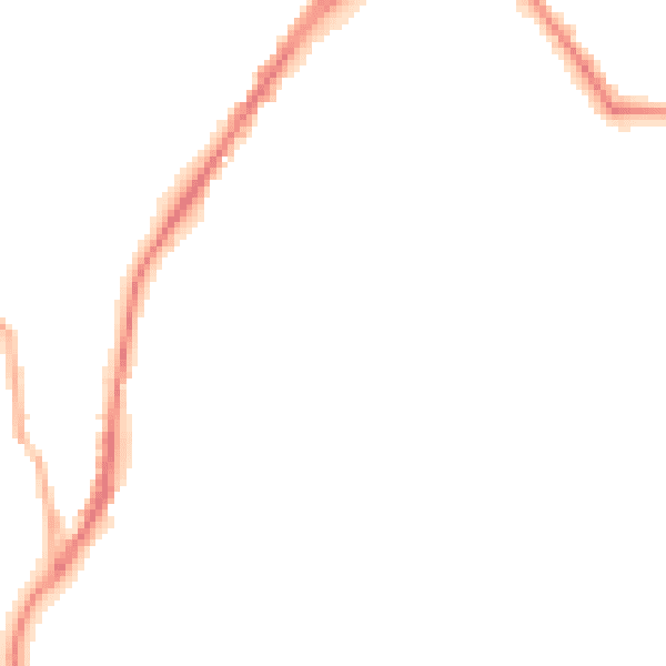 Night-time road noise heatmap for BB2 3PH
