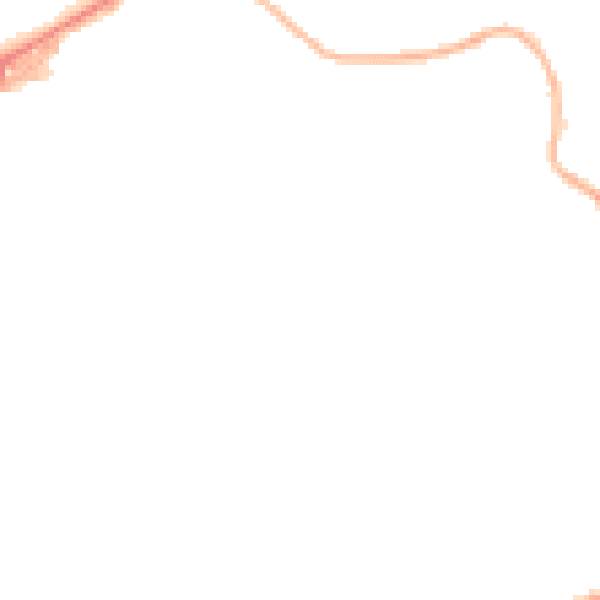 Night-time road noise heatmap for BB2 4BZ
