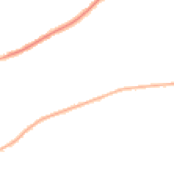 Night-time road noise heatmap for BB2 5AY