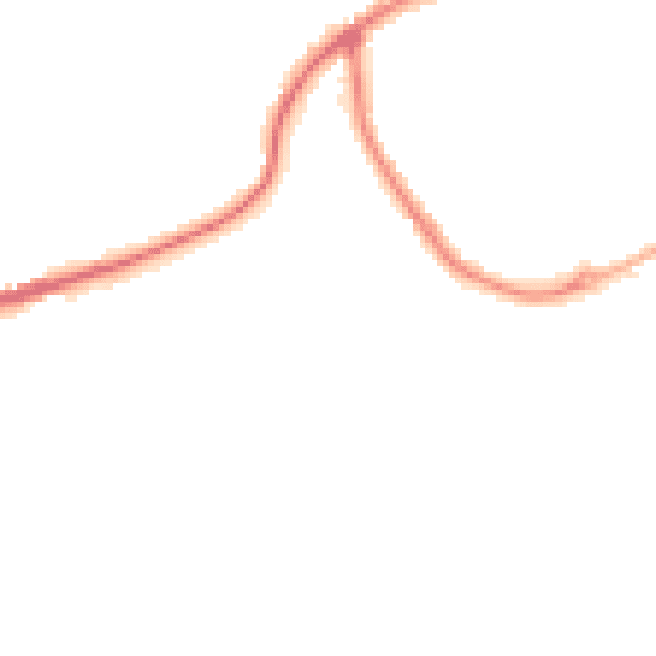Night-time road noise heatmap for BB2 5EL