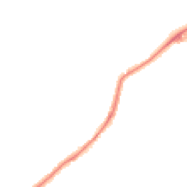 Night-time road noise heatmap for BB2 5GX