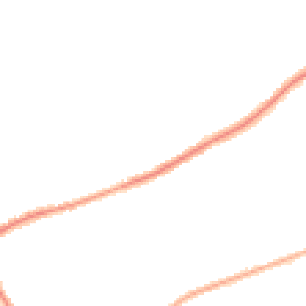 Night-time road noise heatmap for BB2 5NT