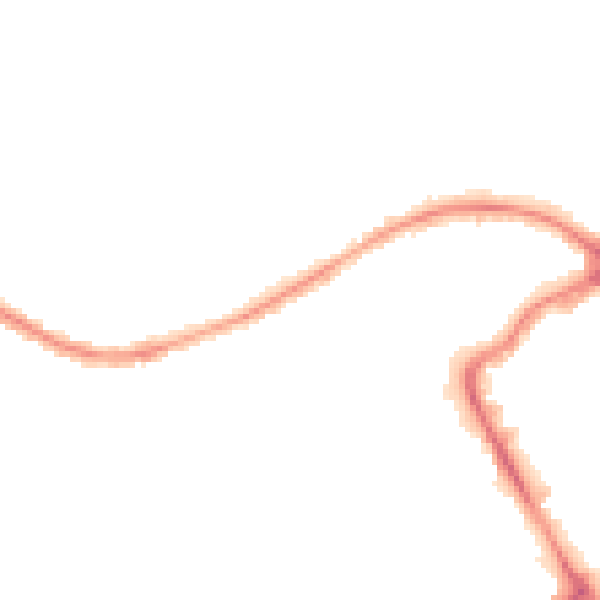 Night-time road noise heatmap for BB2 6BJ