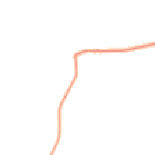 Daytime road noise heatmap for BB2 6RA
