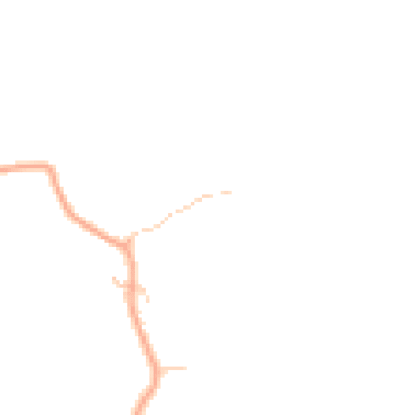 Daytime road noise heatmap for BB2 6RJ