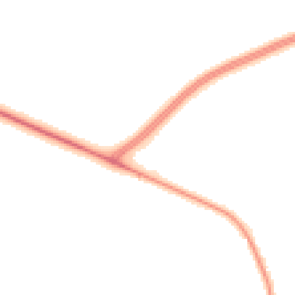 Night-time road noise heatmap for BB2 7FJ
