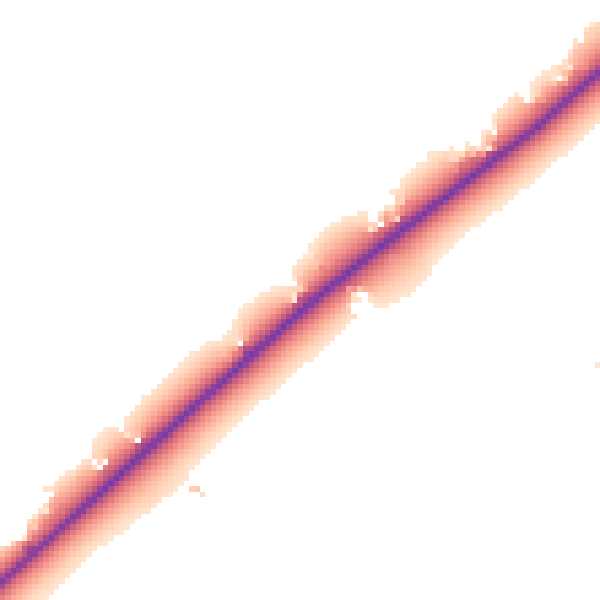 Daytime road noise heatmap for BB2 7JA