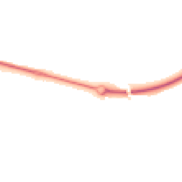 Night-time road noise heatmap for BB2 7LB