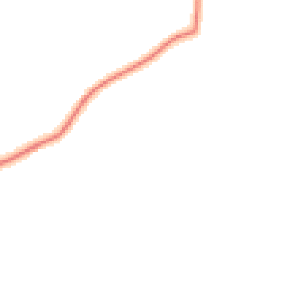 Daytime road noise heatmap for BB2 7QA
