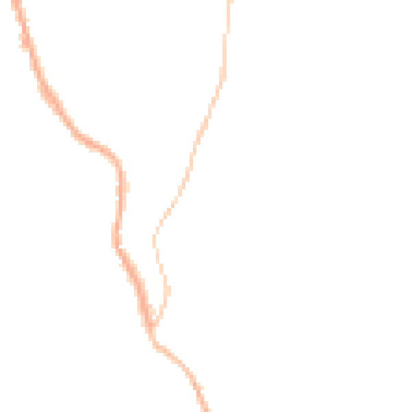 Night-time road noise heatmap for BB4 4AB
