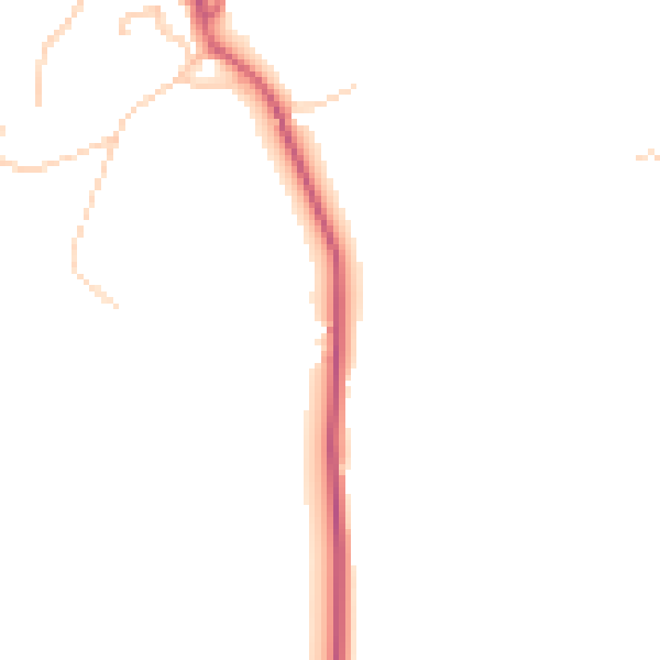 Daytime road noise heatmap for BB4 4AE