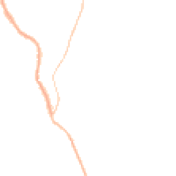 Night-time road noise heatmap for BB4 4AF