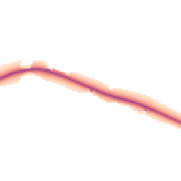 Daytime road noise heatmap for BB4 4AT