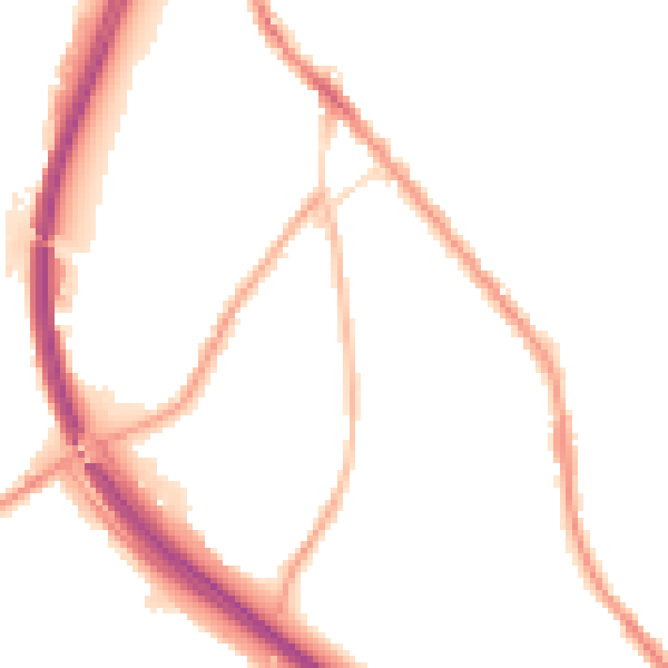 Night-time road noise heatmap for BB4 4BG