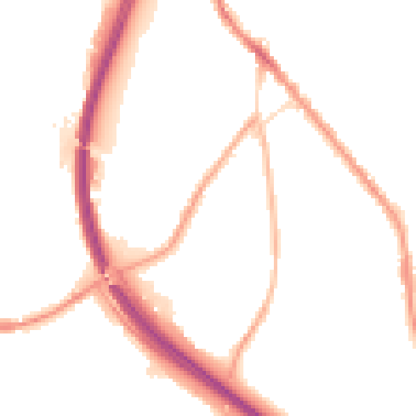Night-time road noise heatmap for BB4 4BQ