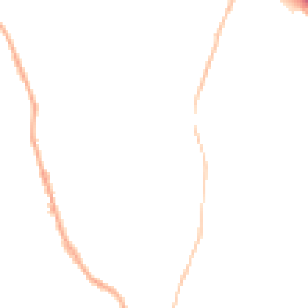 Night-time road noise heatmap for BB4 4JH