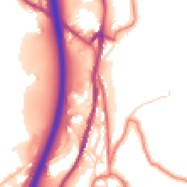 Daytime road noise heatmap for BB4 5JP