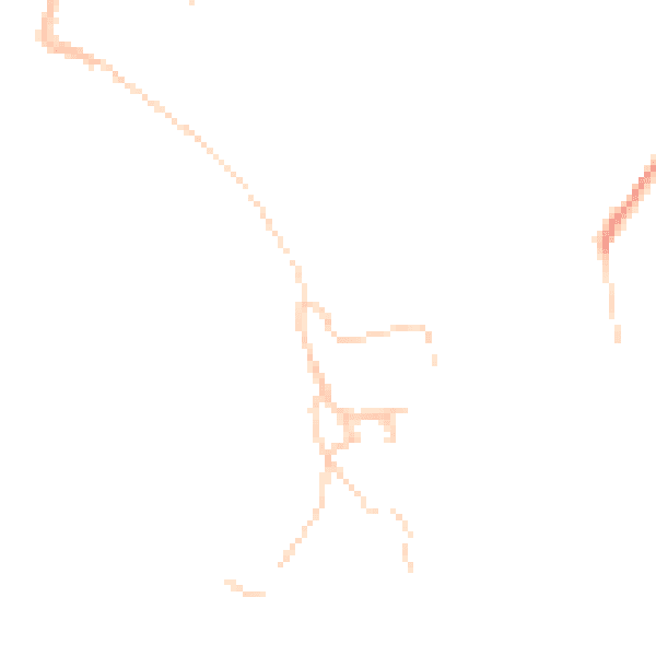 Daytime road noise heatmap for BB4 7ED