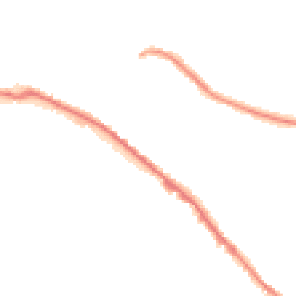 Night-time road noise heatmap for BB4 7LQ