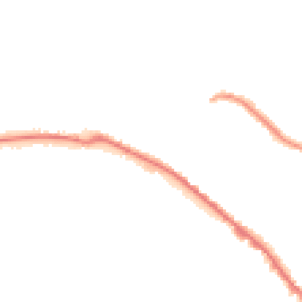 Night-time road noise heatmap for BB4 7PJ