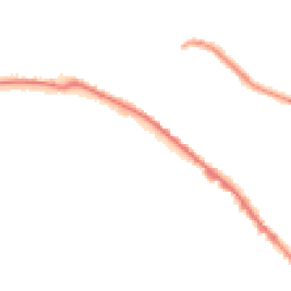 Night-time road noise heatmap for BB4 7PT