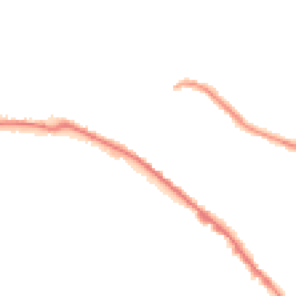 Night-time road noise heatmap for BB4 7TA