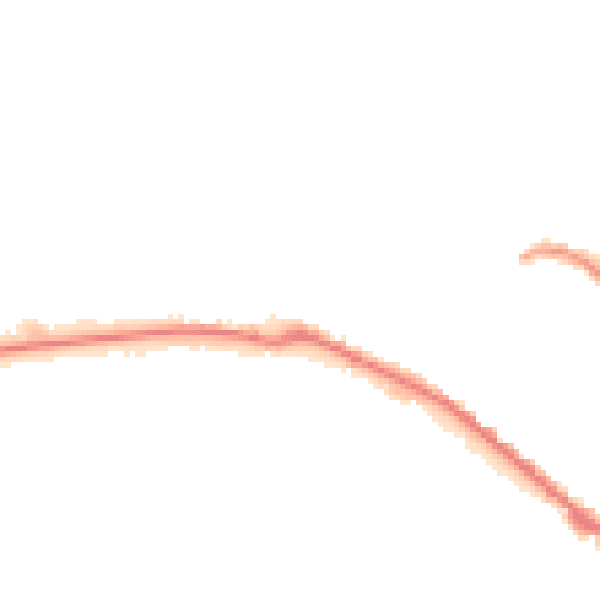 Night-time road noise heatmap for BB4 7UL