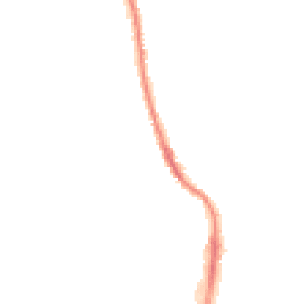Night-time road noise heatmap for BB4 8HL