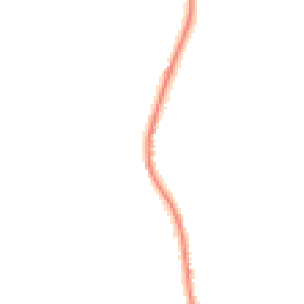 Night-time road noise heatmap for BB4 8LA
