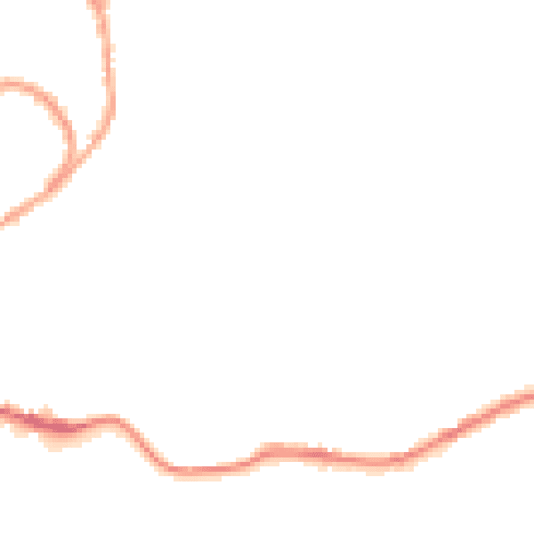 Night-time road noise heatmap for BB4 9BT