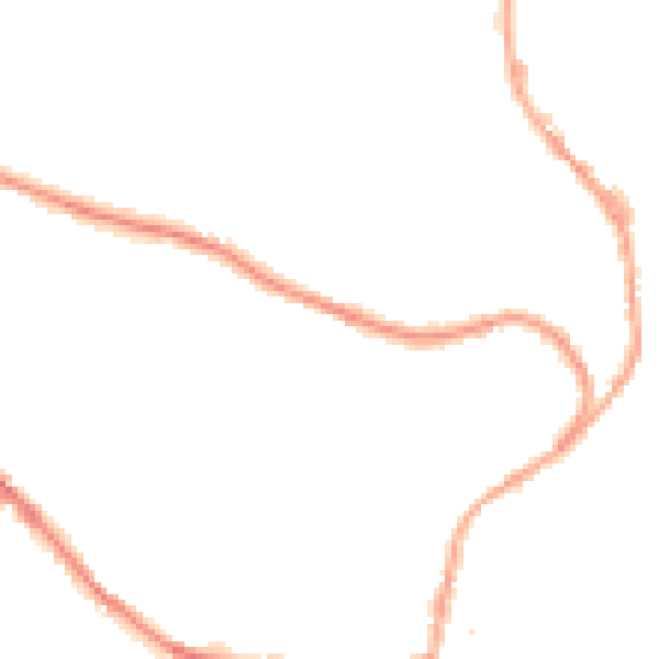 Night-time road noise heatmap for BB4 9EU