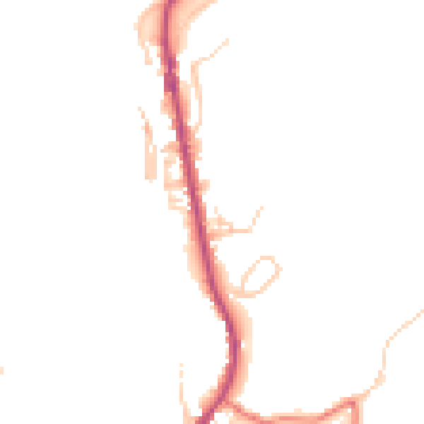 Daytime road noise heatmap for BB4 9LH