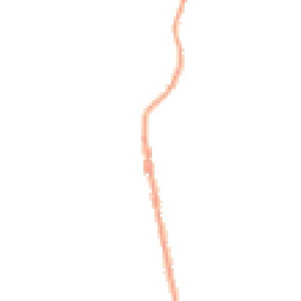 Night-time road noise heatmap for BB4 9PE